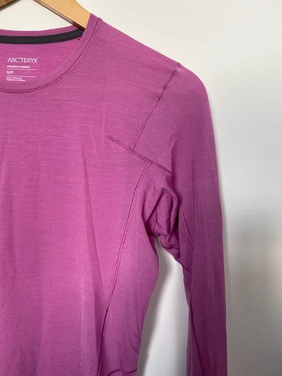 Arc'teryx Women's Long-Sleeve Crew Top - Alpen Glow Wool Blend - Picture 3 of 4